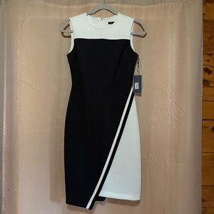 Tommy Hilfiger Size 2 Women's Fitted A-Symmetrical Business Dress